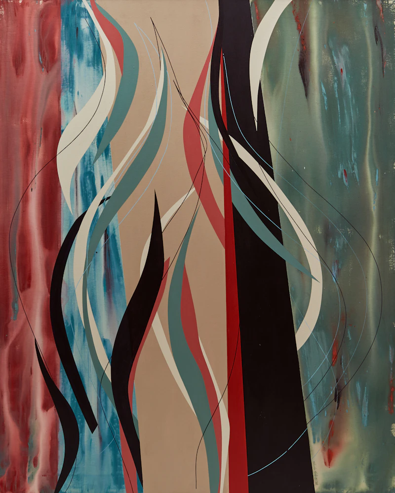 Sheila Maki, Northern Thrust, acrylic on canvas