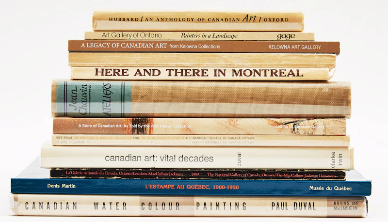 Books and Reference, Twelve Canadian Art Reference Books, 12 books