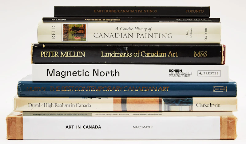 Books and Reference, Nine Canadian Art Reference Books, 9 books
