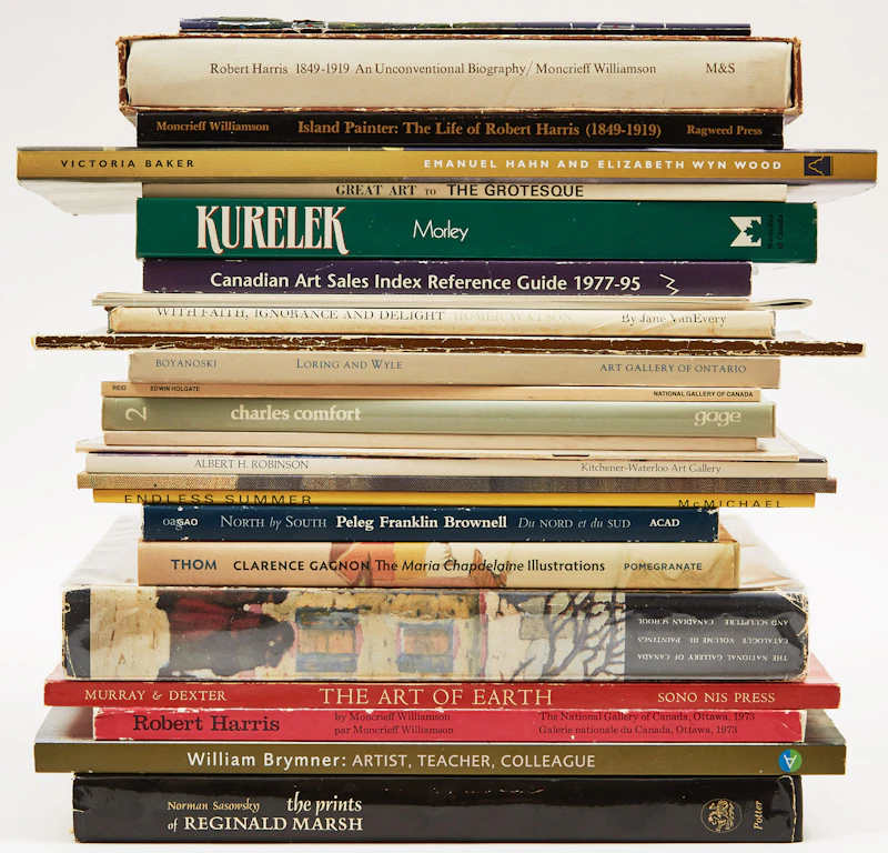 Books and Reference, Twenty-Six Canadian Art Reference Books, 26 books
