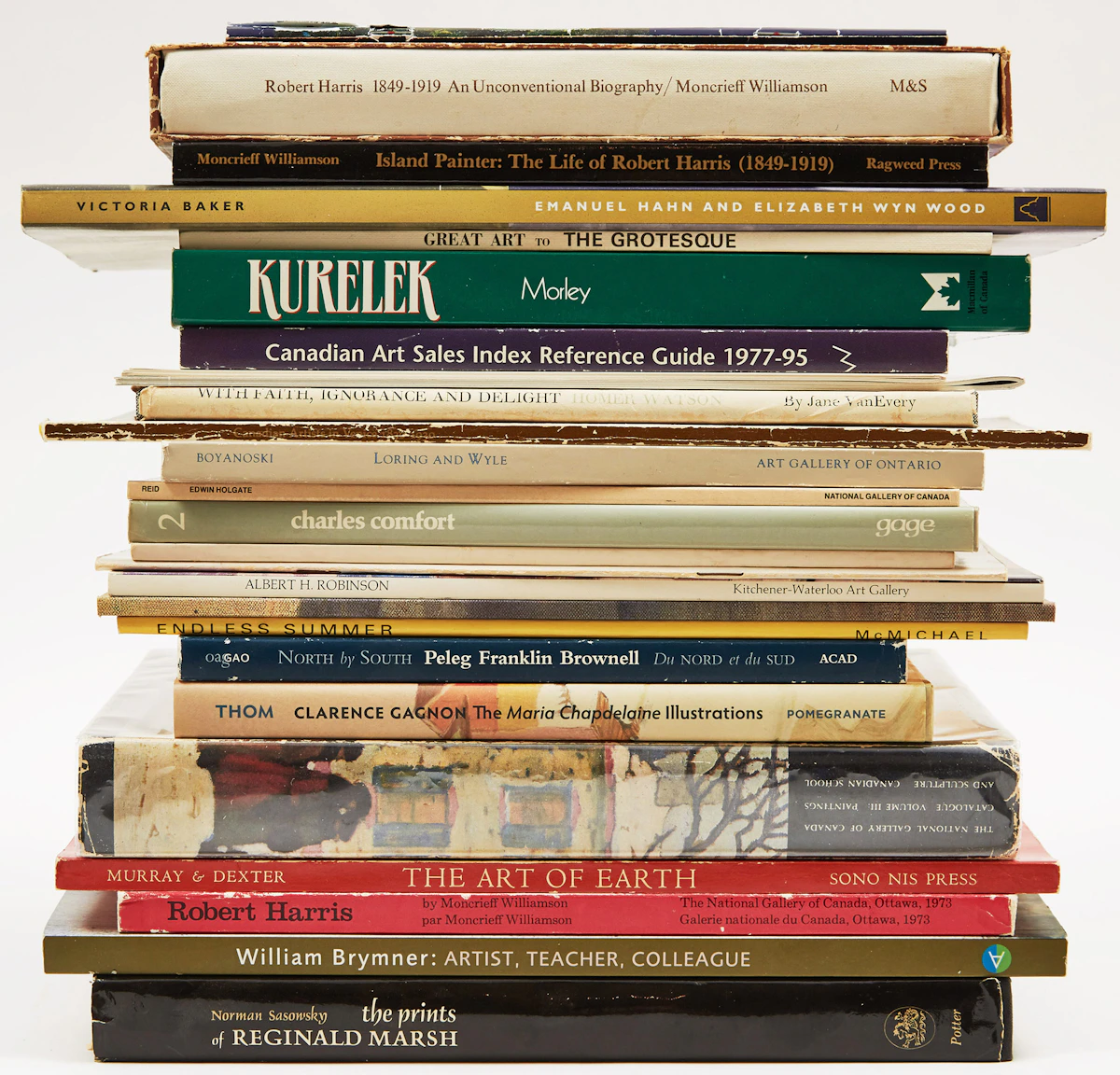 Books and Reference, Twenty-Six Canadian Art Reference Books, 26 books