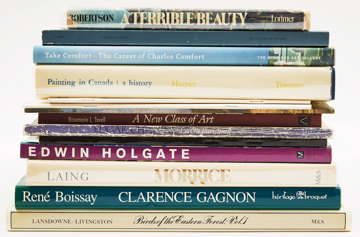 Books and Reference, Fourteen Canadian Art Reference Books, fourteen books