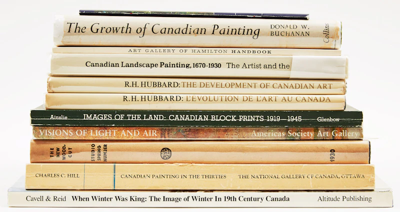 Books and Reference, Eleven Canadian Art Reference Books, 11 books
