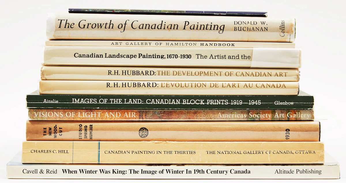Books and Reference, Eleven Canadian Art Reference Books, 11 books