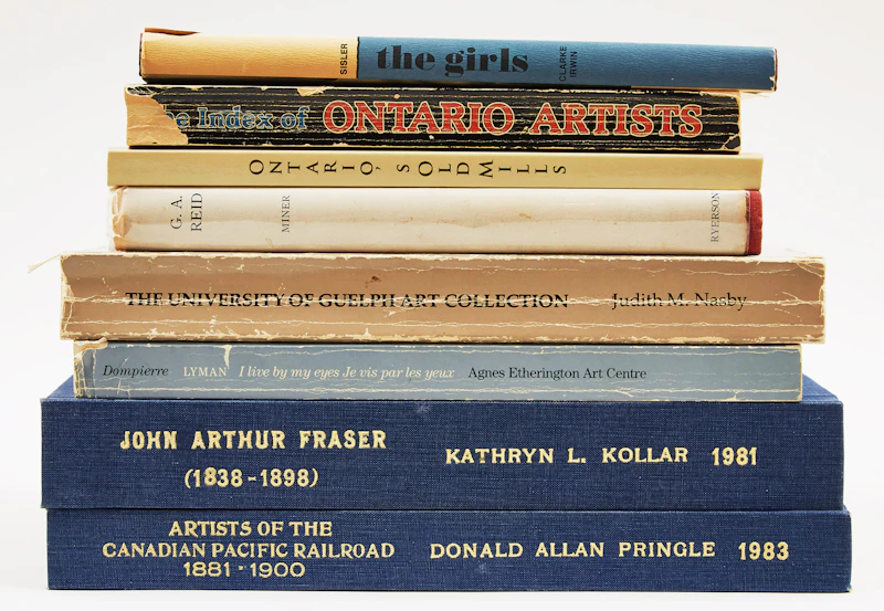 Books and Reference, Eight Canadian Art and Travel Reference Books, 8 books