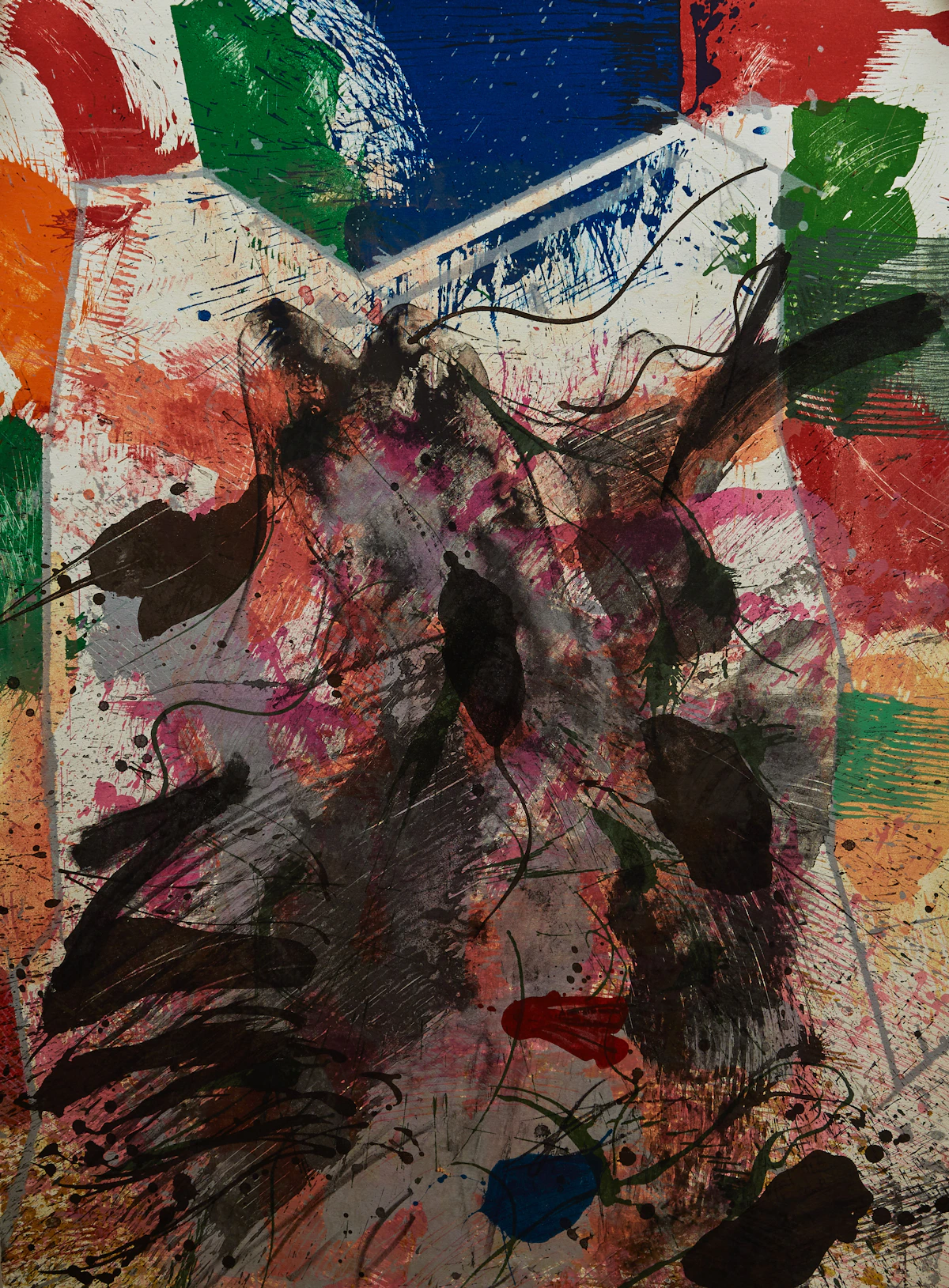 Robert Markle, Untitled Abstraction, lithograph