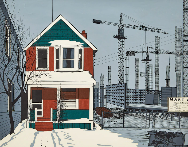 William Featherstone, Kippendavie, colour serigraph
