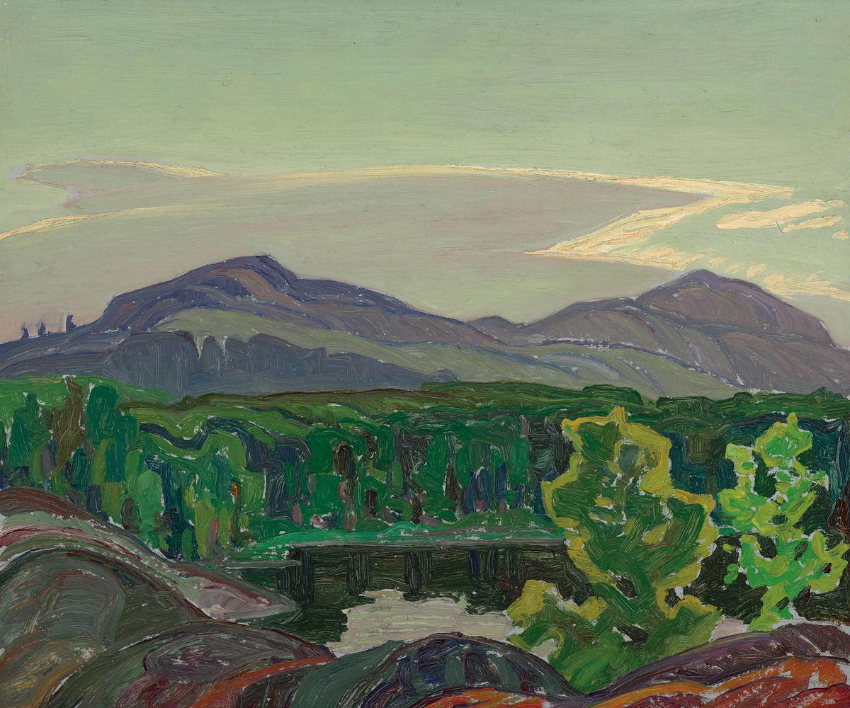 Franklin Carmichael, La Cloche, oil on board, 1936