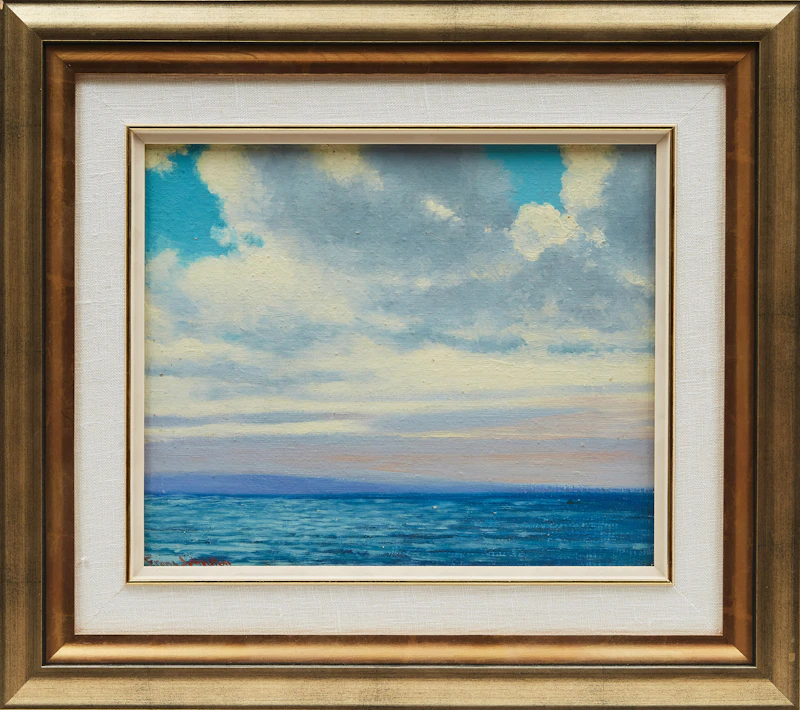 Frank Hans Johnston, Over Georgian Bay, oil on board - view 2