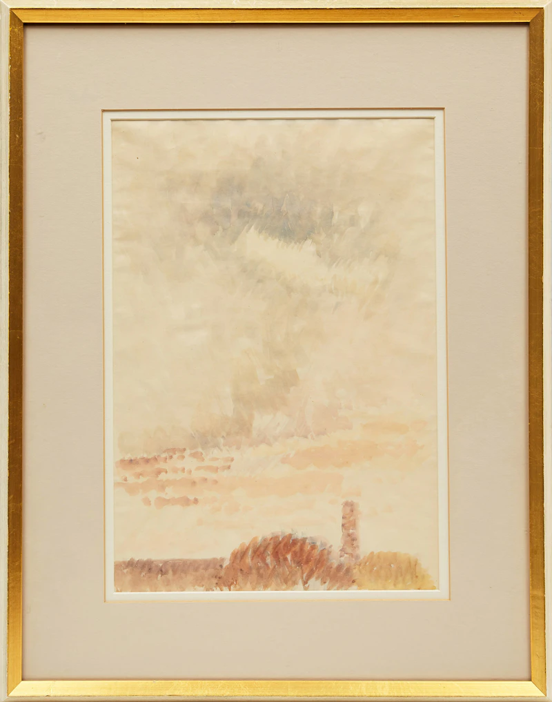 Lionel LeMoine FitzGerald, Break in Storm , watercolour - view 2