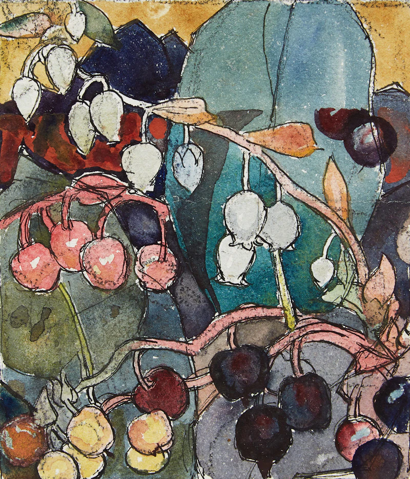 Salal Bush, B.C.  by Frederick Horsman Varley