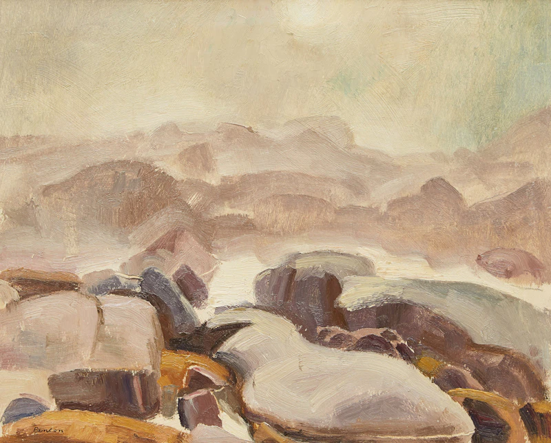 Mist and Rock  by Lawrence Arthur Colley Panton