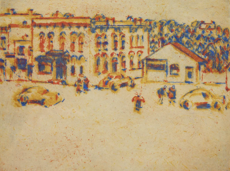 Main Street, Uxbridge by David Brown Milne