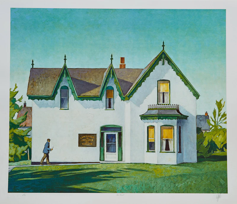 Alfred Joseph Casson, A.J. Casson: The Group of Seven Commemorative Anniversary Suite (Folio One: Oil Paintings), folio of seven photolithographic reproductions - view 3