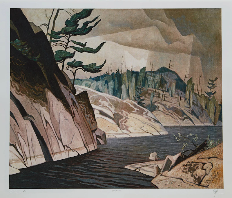 Alfred Joseph Casson, A.J. Casson: The Group of Seven Commemorative Anniversary Suite (Folio One: Oil Paintings), folio of seven photolithographic reproductions - view 6