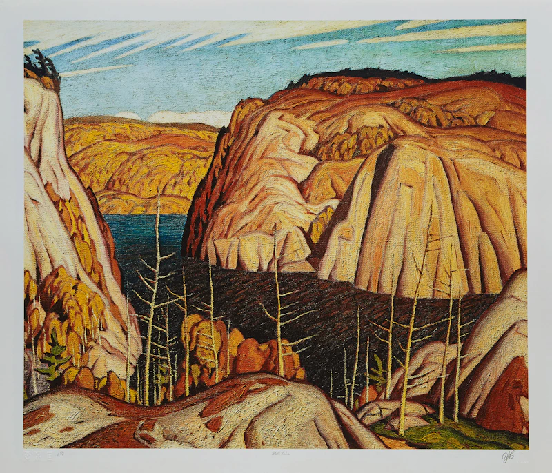Alfred Joseph Casson, A.J. Casson: The Group of Seven Commemorative Anniversary Suite (Folio One: Oil Paintings), folio of seven photolithographic reproductions - view 7
