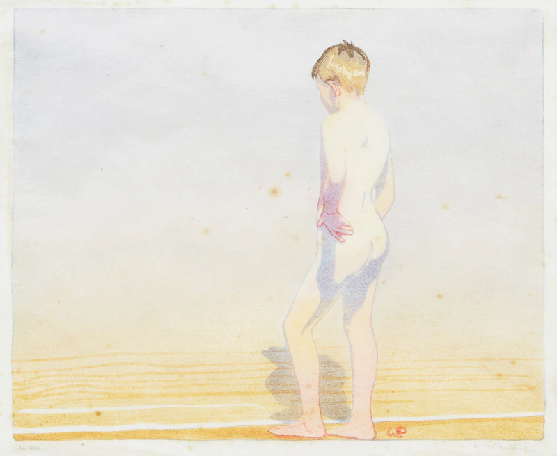 Walter Joseph Phillips, John, colour woodcut, 1928 - view 1