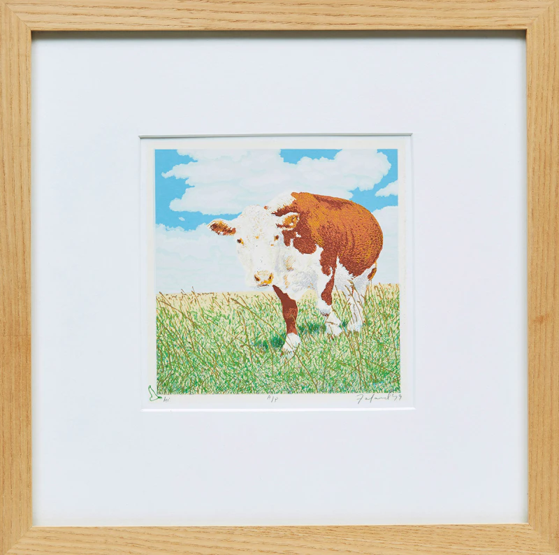 Joe Fafard, Hi, colour silkscreen, 1979 - view 2