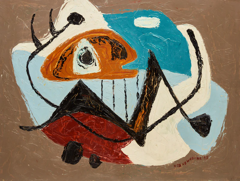 Untitled Abstraction by William John Bertram Newcombe