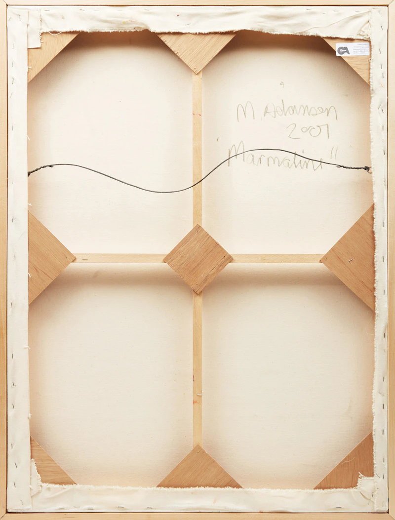 Michael Adamson, Marmaline, oil on canvas, 2001 - view 3