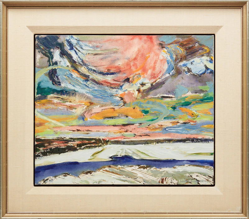 David T. Alexander, Ice Lift, acrylic on canvas, 1990 - view 2