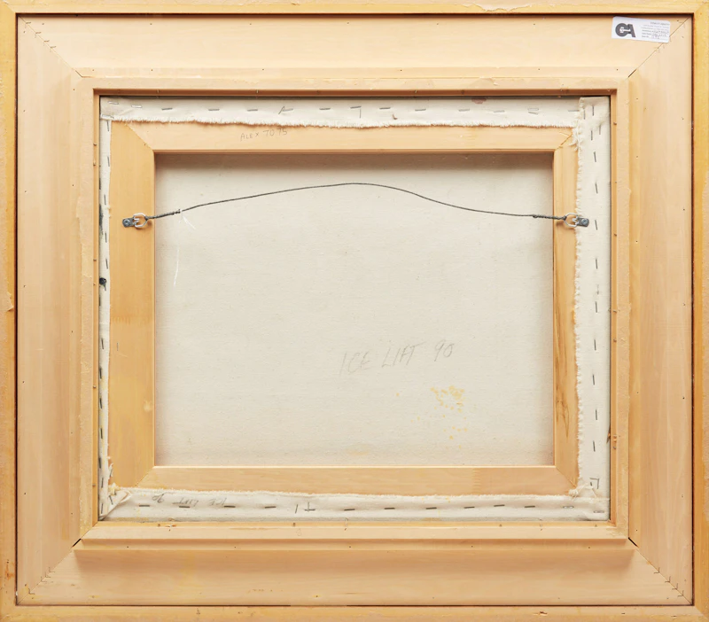 David T. Alexander, Ice Lift, acrylic on canvas, 1990 - view 3