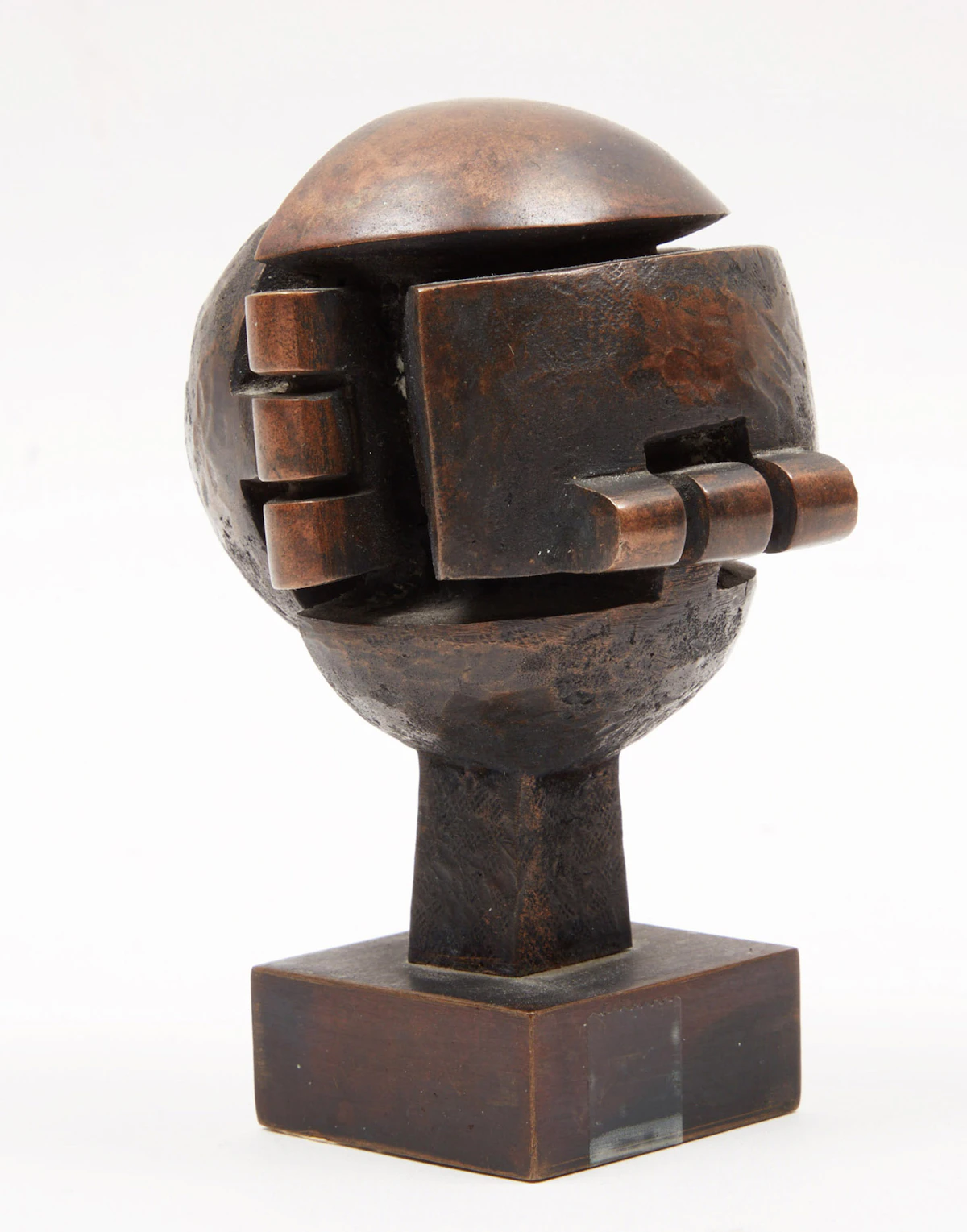 Sorel Etrog, Magic Barrel, bronze, 1975