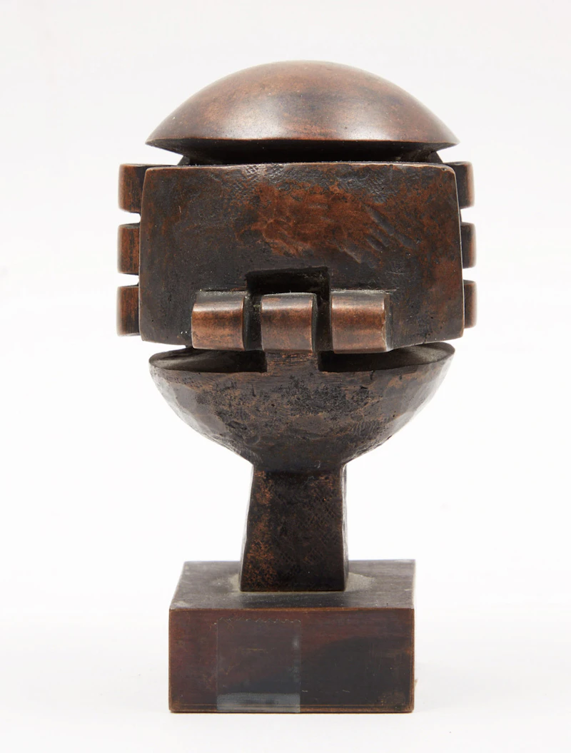 Sorel Etrog, Magic Barrel, bronze, 1975 - view 2