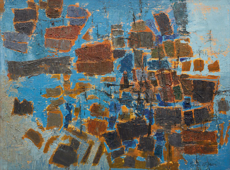 Untitled Abstract by Ronald York Wilson
