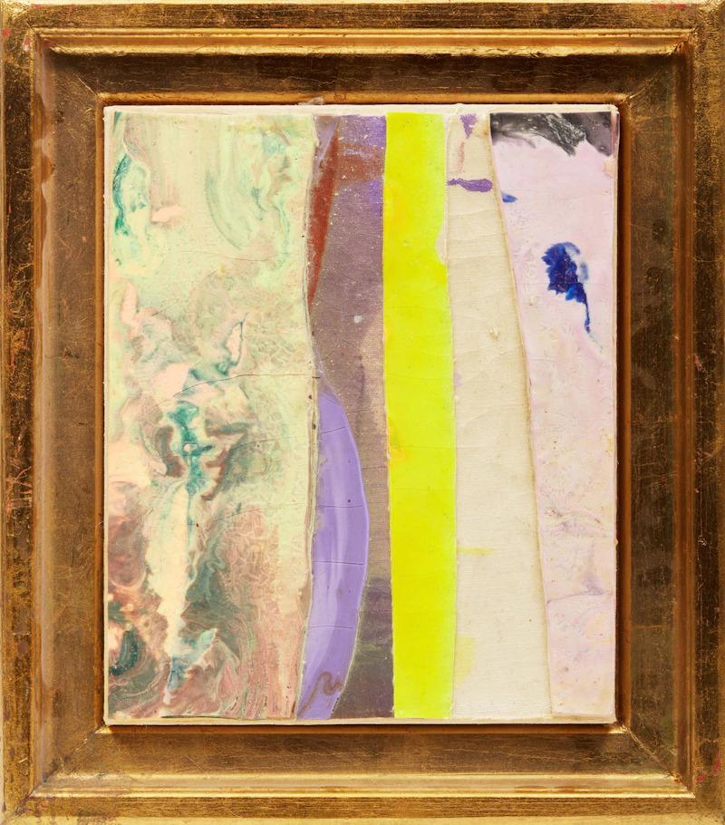 Graham Peacock, Original #28; Original #39, two acrylic and collage paintings on canvas, 2001 - view 5