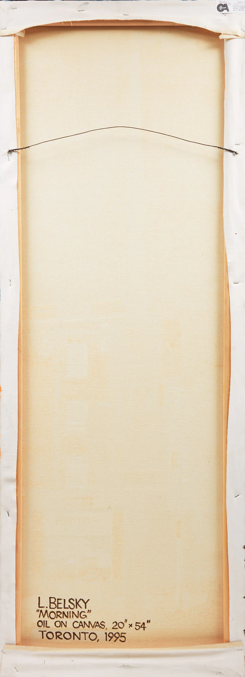 Leon Belsky, Morning; Midday; Twilight, three oils on canvas, 1995 - view 3