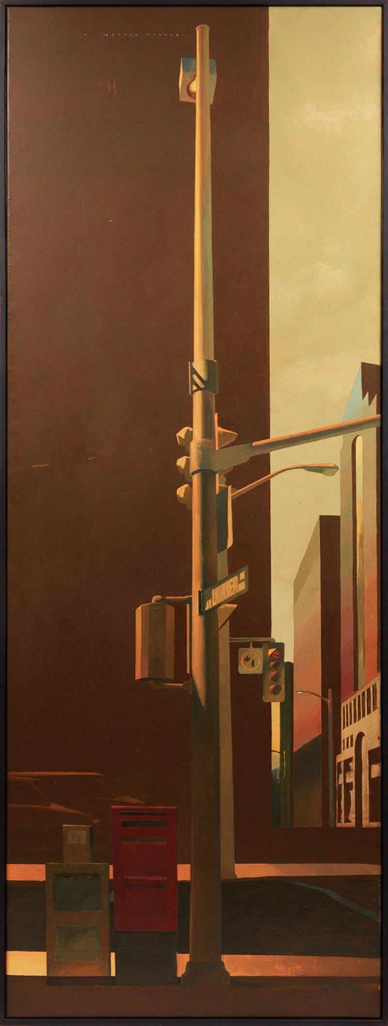 Leon Belsky, Morning; Midday; Twilight, three oils on canvas, 1995 - view 8