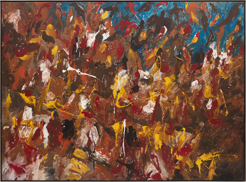 Jack Leonard Shadbolt, Of Birds and Bush #2, acrylic on canvas, 1980 - view 2