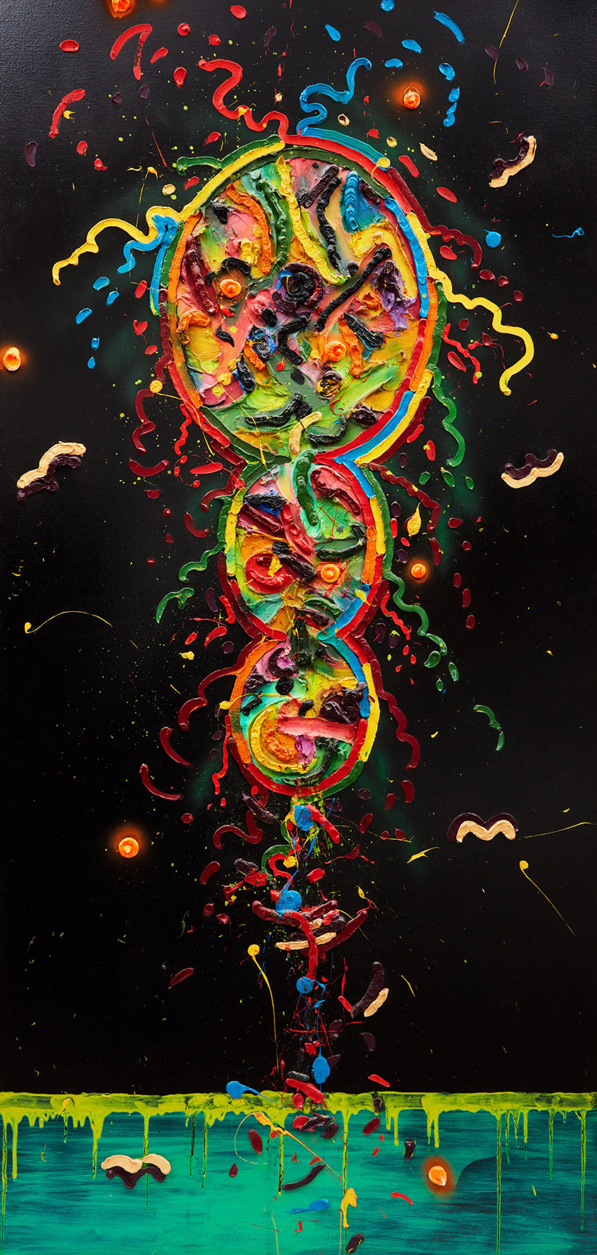 Alex Cameron, Three Ways, oil on canvas, 1998