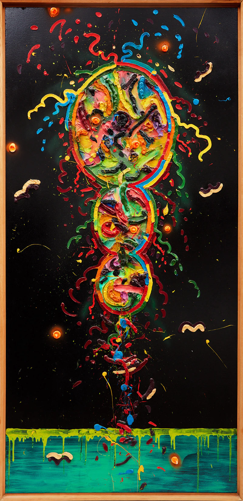 Alex Cameron, Three Ways, oil on canvas, 1998 - view 2