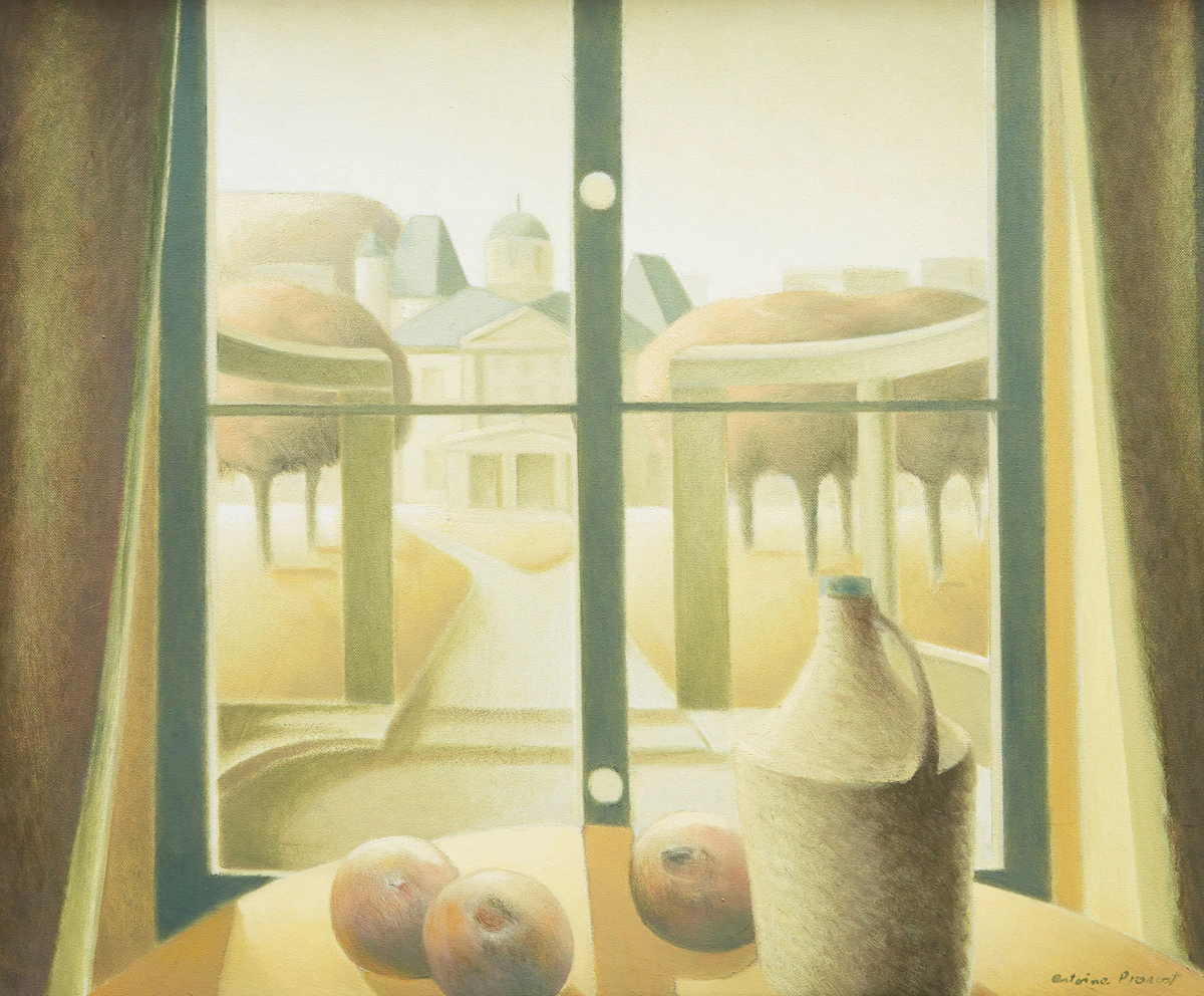 Antoine Prévost, L’automne McGill, oil on canvas