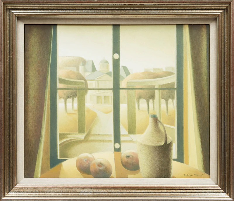 Antoine Prévost, L’automne McGill, oil on canvas - view 2