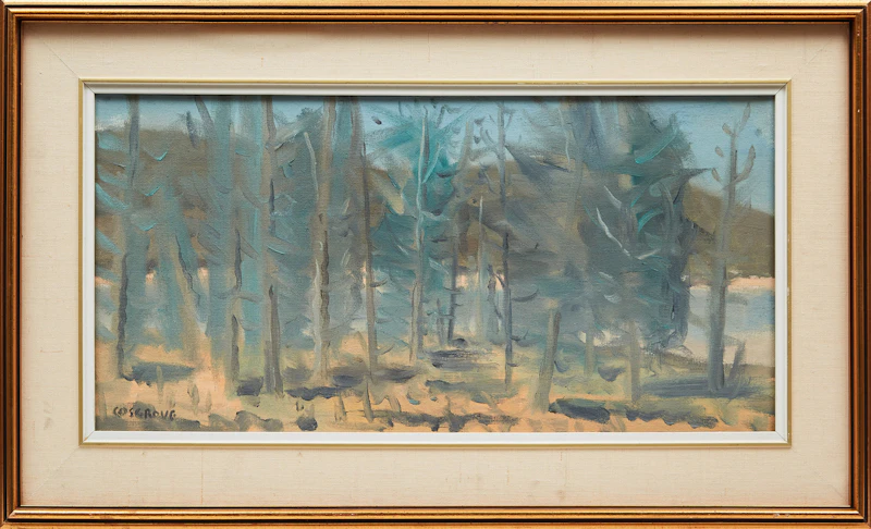 Stanley Morel Cosgrove, Trees in the Forest, oil on canvas - view 2
