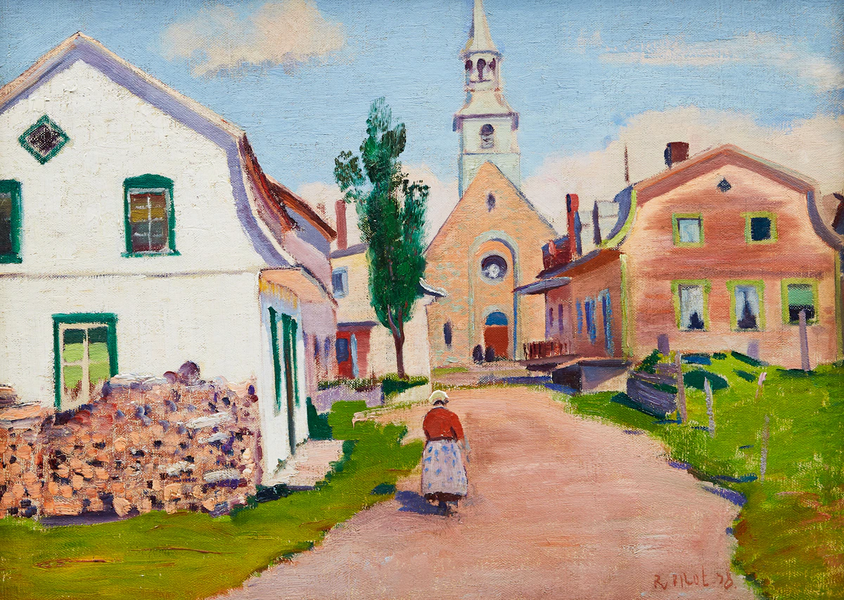 Robert Wakeham Pilot, St. Urbain, P.Q., oil on canvas, 1938