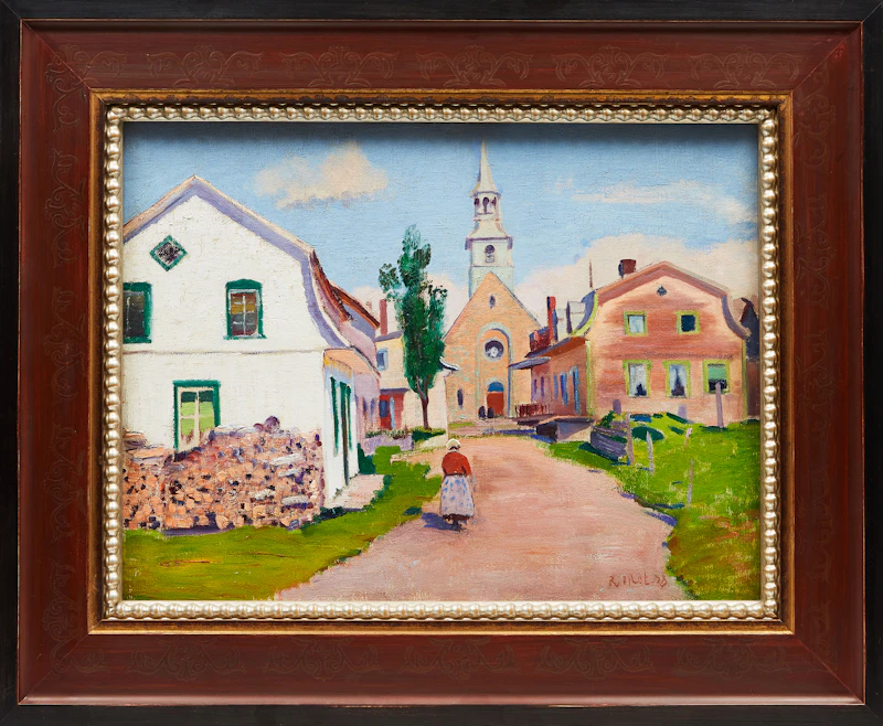 Robert Wakeham Pilot, St. Urbain, P.Q., oil on canvas, 1938 - view 2