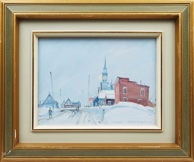 Terry Tomalty, St. Liguori, oil on board, 1975 - view 2