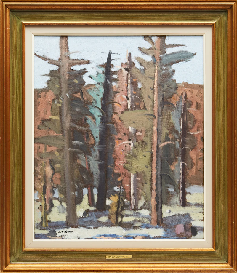 Stanley Morel Cosgrove, Forest Landscape, oil on canvas - view 2