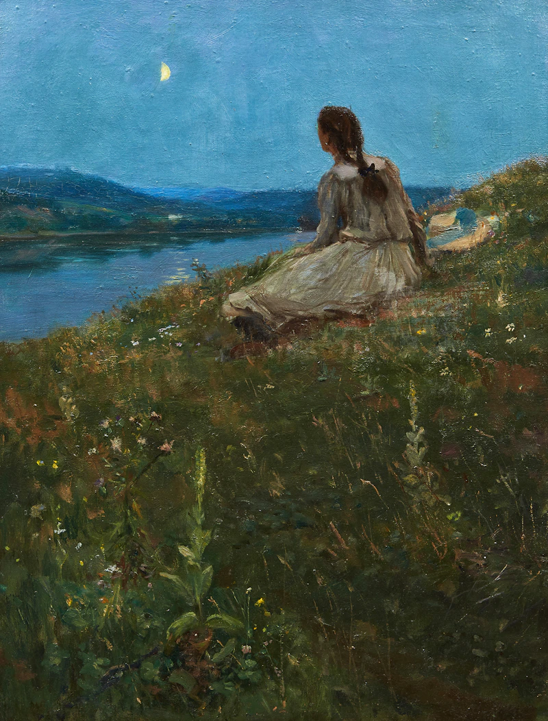 Nocturne with Woman by Frederick Simpson Coburn