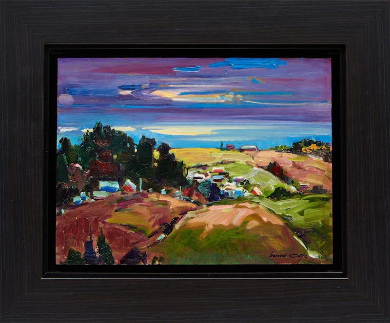 Bruno Côté, Tadoussac , oil on board, 1992 - view 2
