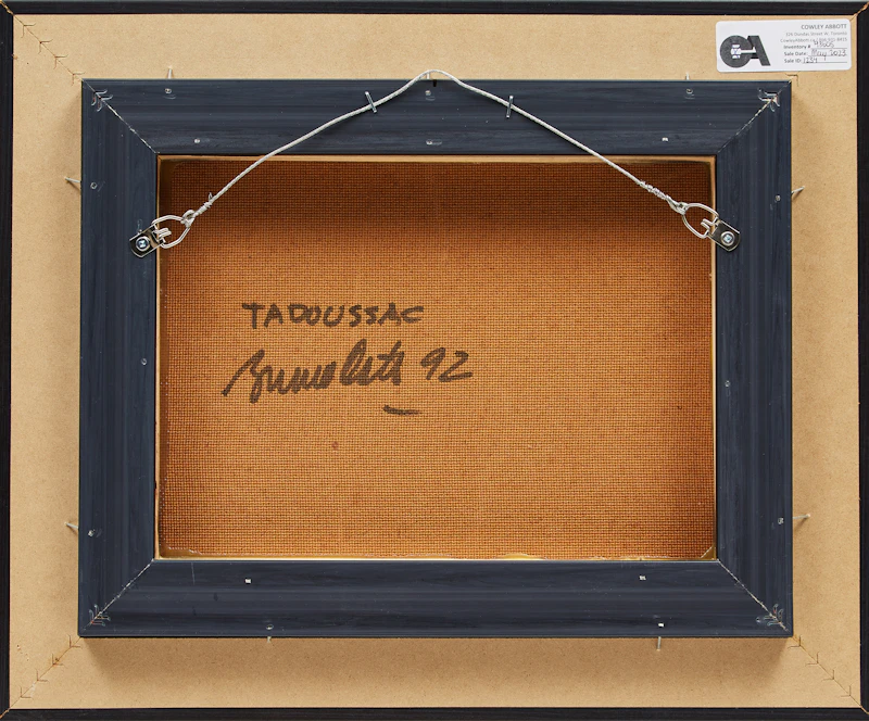 Bruno Côté, Tadoussac , oil on board, 1992 - view 3