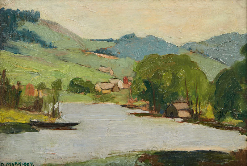 Landscape (possibly Pointe-Calumet, Quebec) by Darrell Morrisey