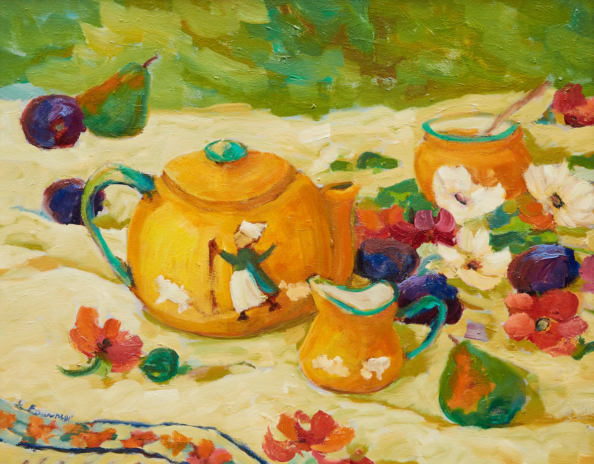 Liliane Fournier, The Capucines, oil on canvas