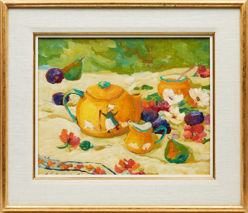 Liliane Fournier, The Capucines, oil on canvas - view 2