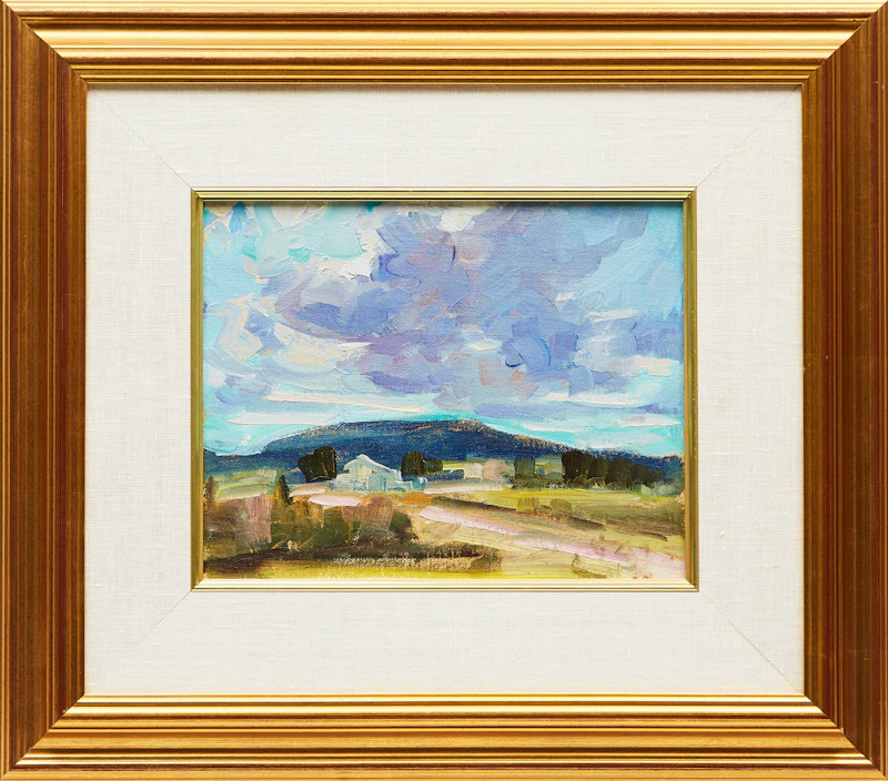 Leo Ayotte, Sans titre (Paysage) , oil on canvas board - view 2