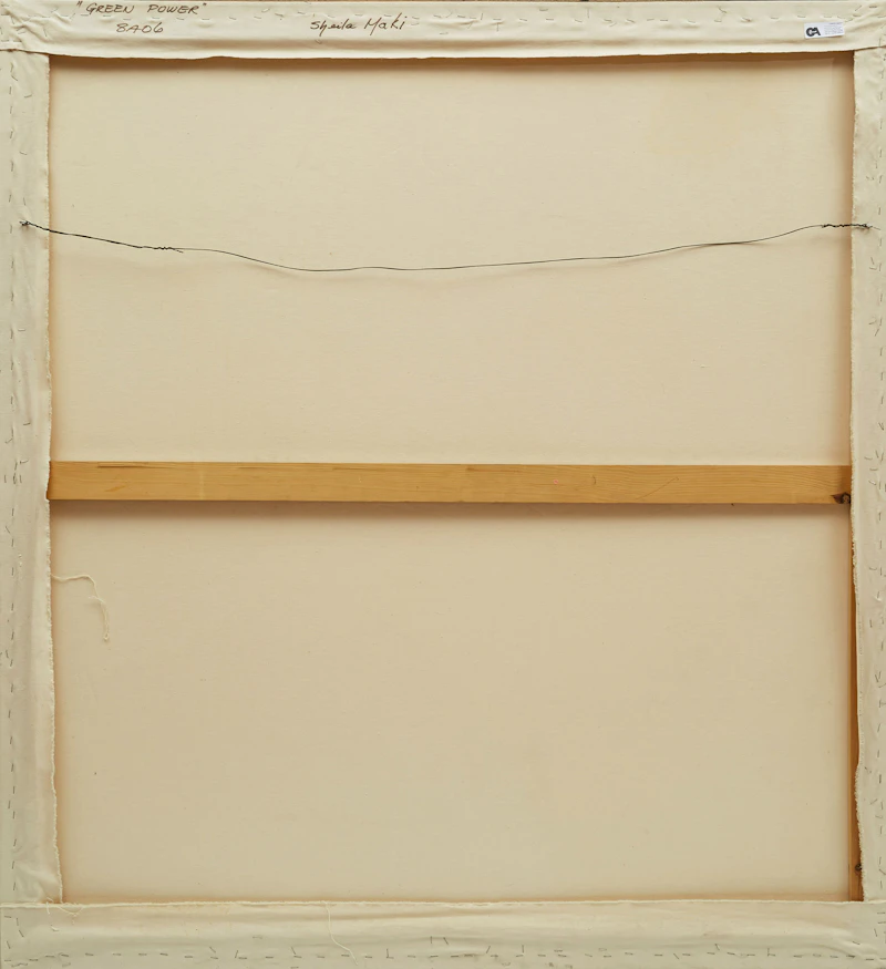 Sheila Maki, Green Power, acrylic on canvas - view 3